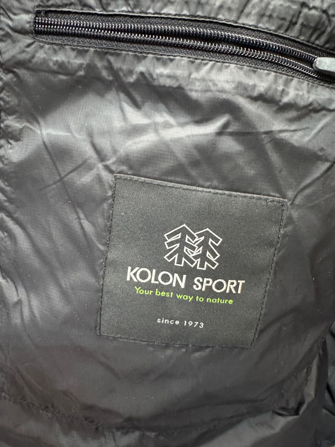 코오롱 40주년 3D 빈티지 디자인 구스다운 스트링패딩 100(L) 상품이미지6