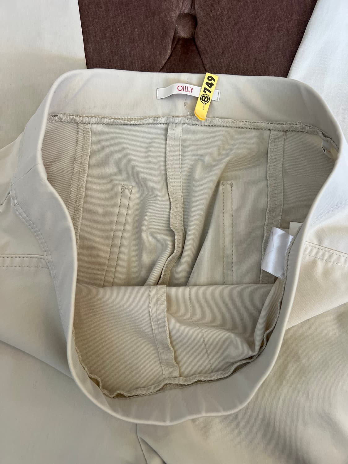 오일릴리 여자 아이보리 이지팬츠 간절기팬츠 상품이미지5