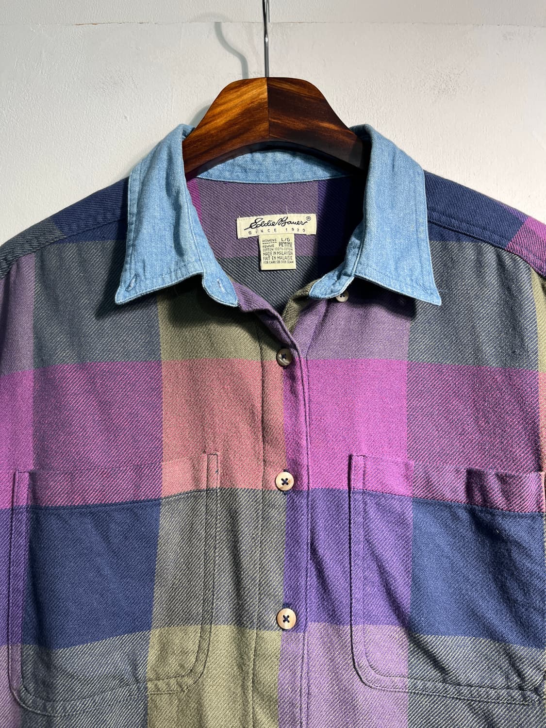 90s 에디바우어 heavy cotton 셔츠  상품이미지3