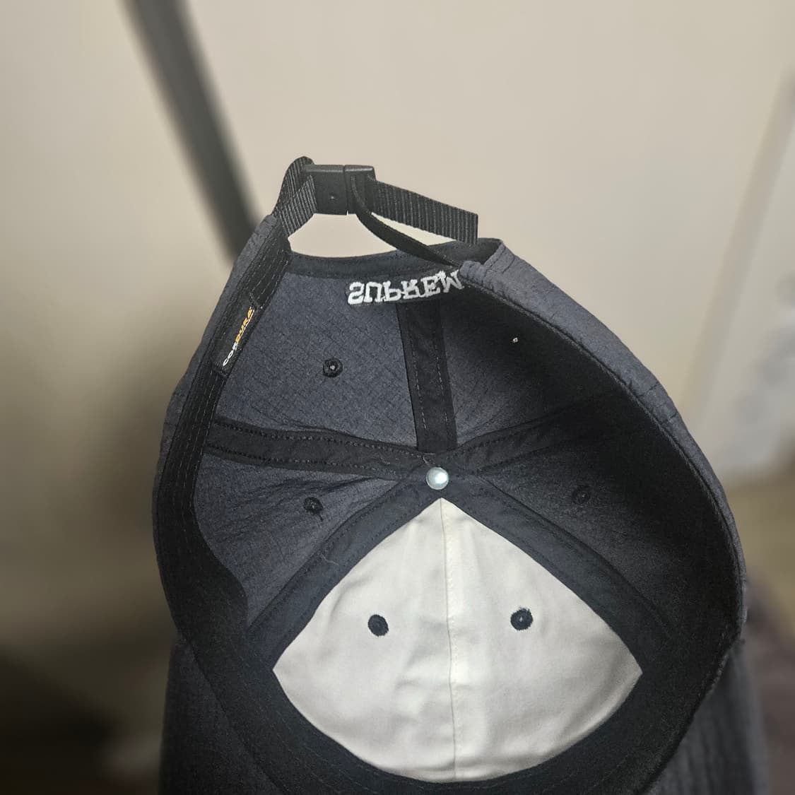 (최저가)슈프림 코듀라 립스탑 S 로고 6-패널팝니다. 상태좋아요. 상품이미지4