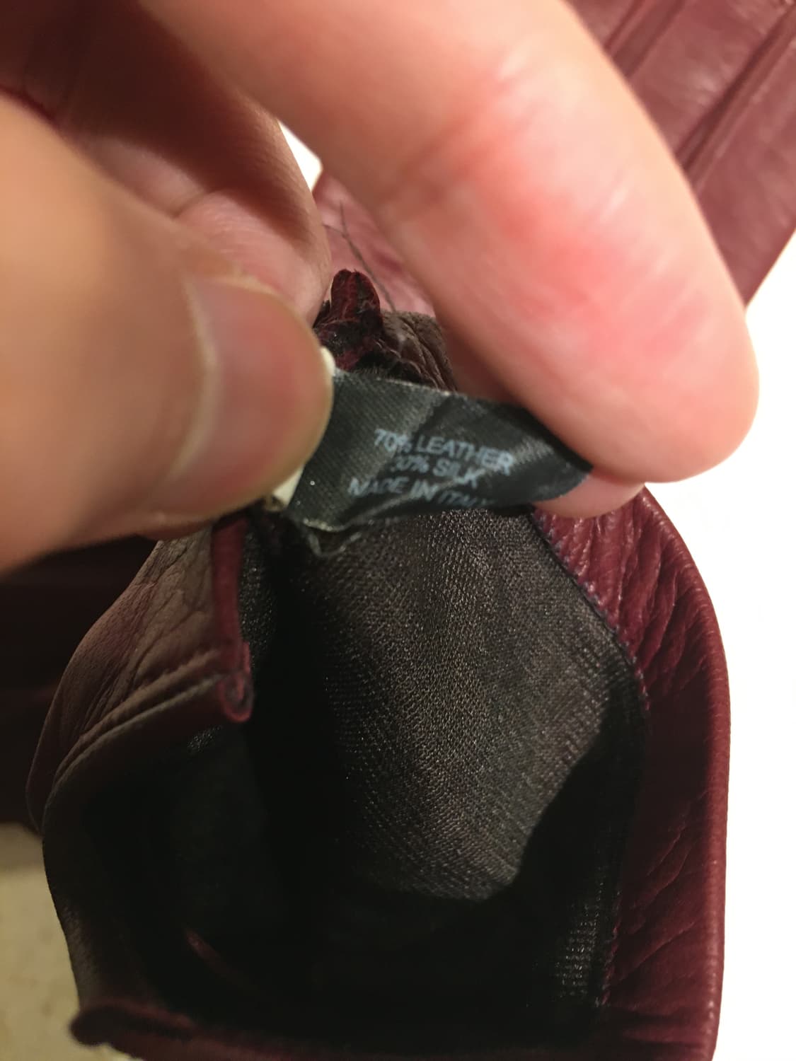 드리스 반 노튼 레더 장갑  상품이미지6