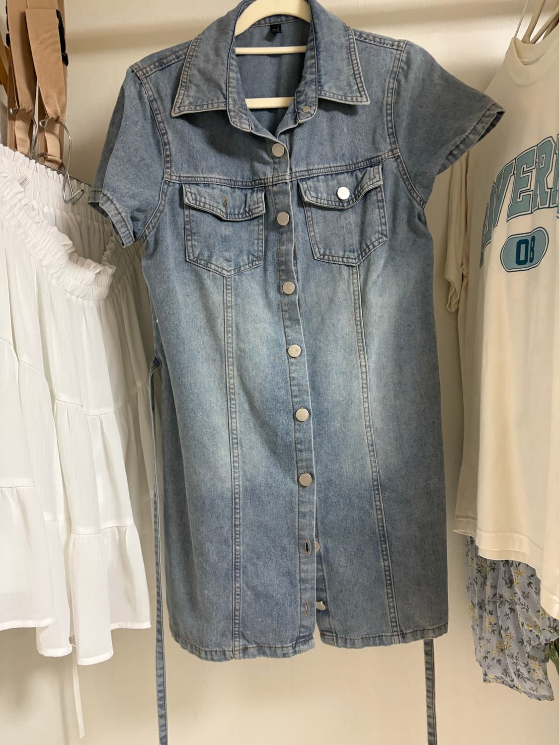 빈티지 데님 원피스 상품이미지1