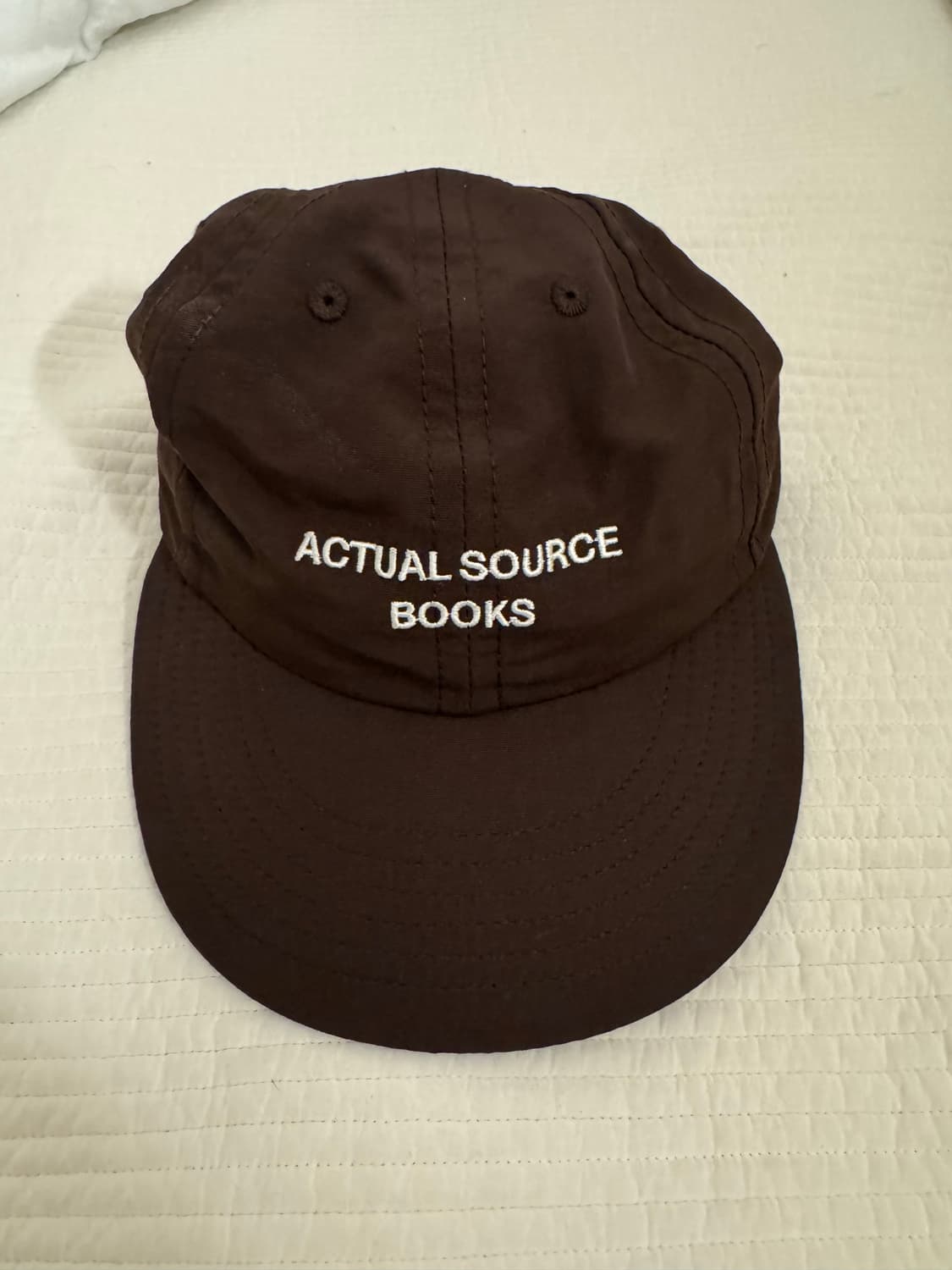 actual source books 나일론 러닝캡 브라운 상품이미지1