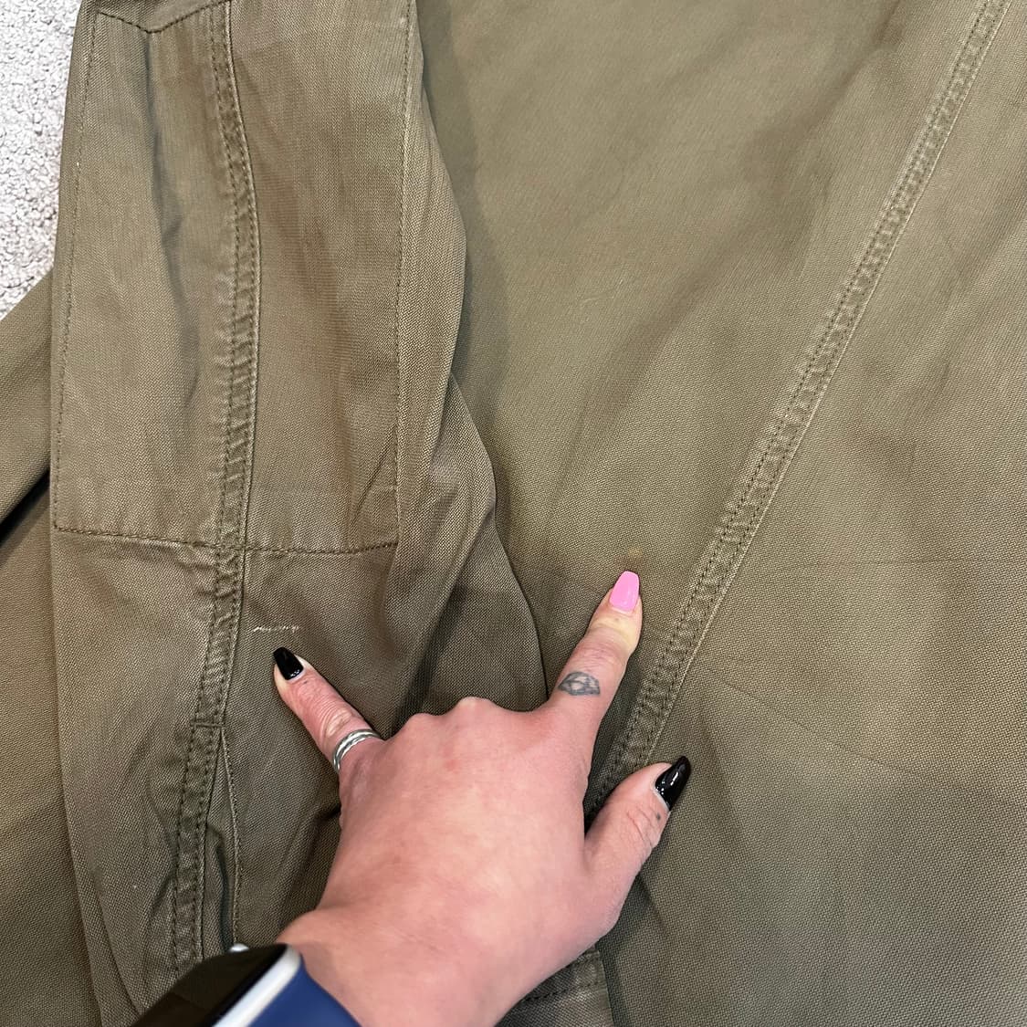 갭 빈티지 올리브 더스트 필드 자켓XXL 상품이미지10