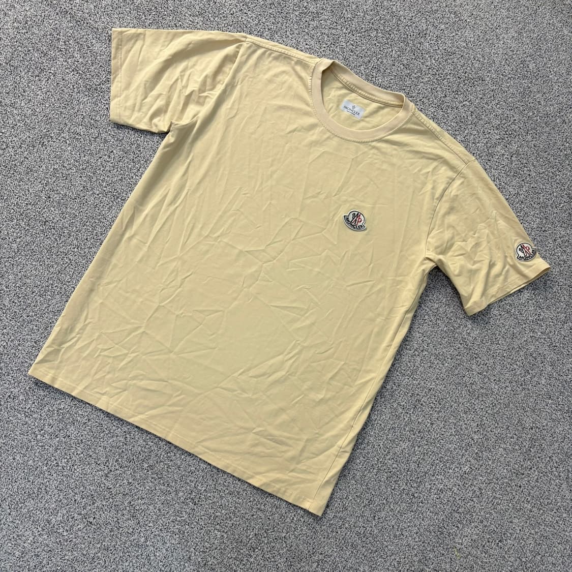 실측 남성 스몰로고 반팔 티셔츠 0414J 상품이미지1