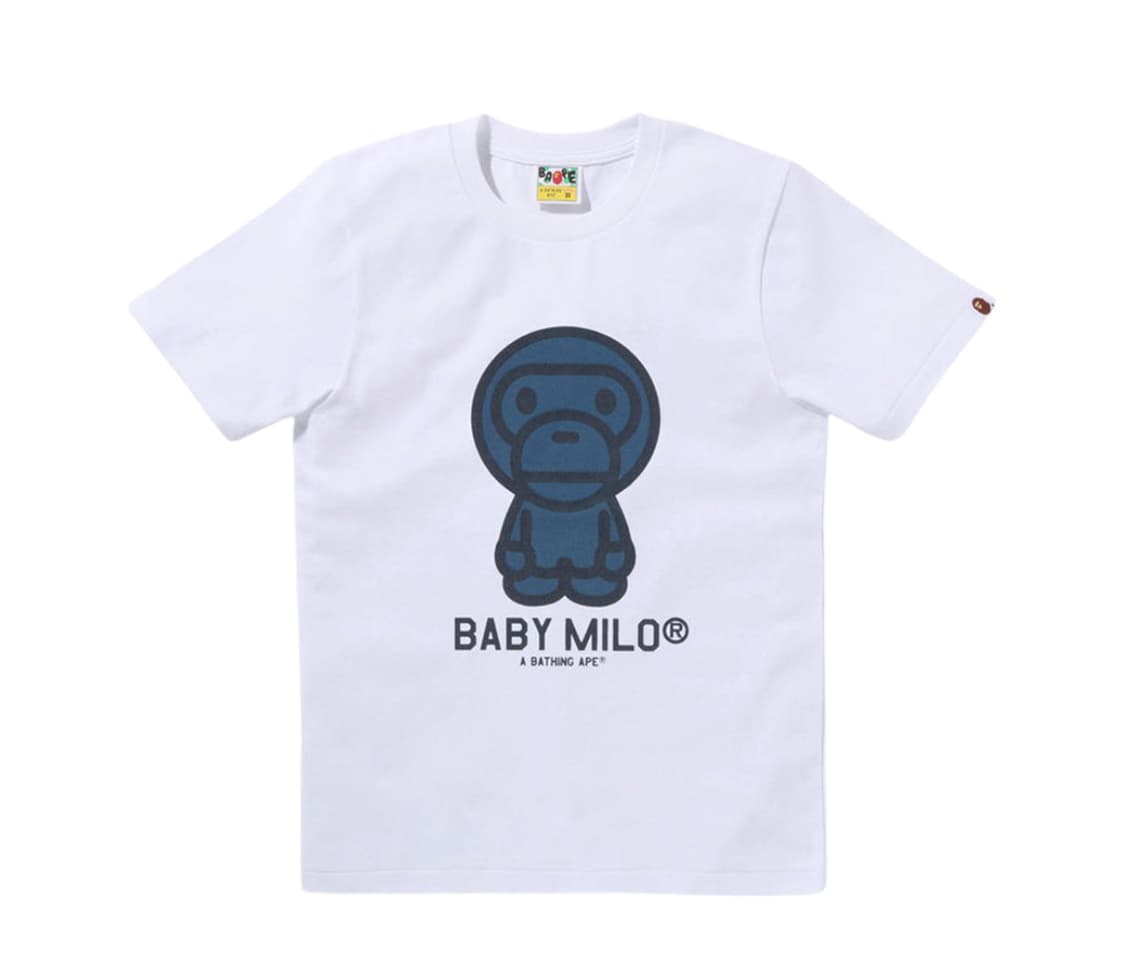 베이프 베이비 마일로 데님 티셔츠 상품이미지1