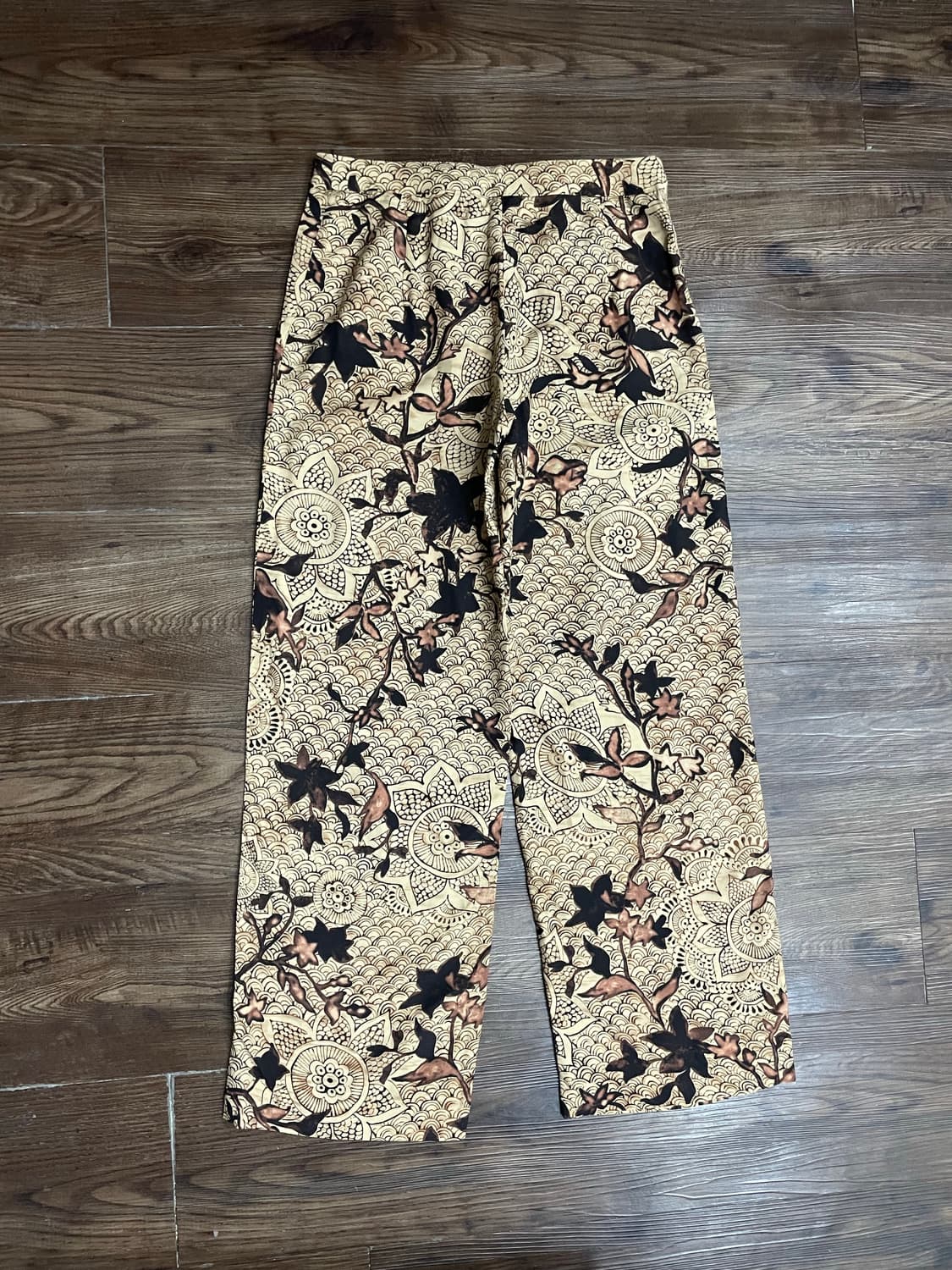 막스마라 비스코스 린넨 트라우저 팬츠 에스닉 히피 오리엔탈 상품이미지9