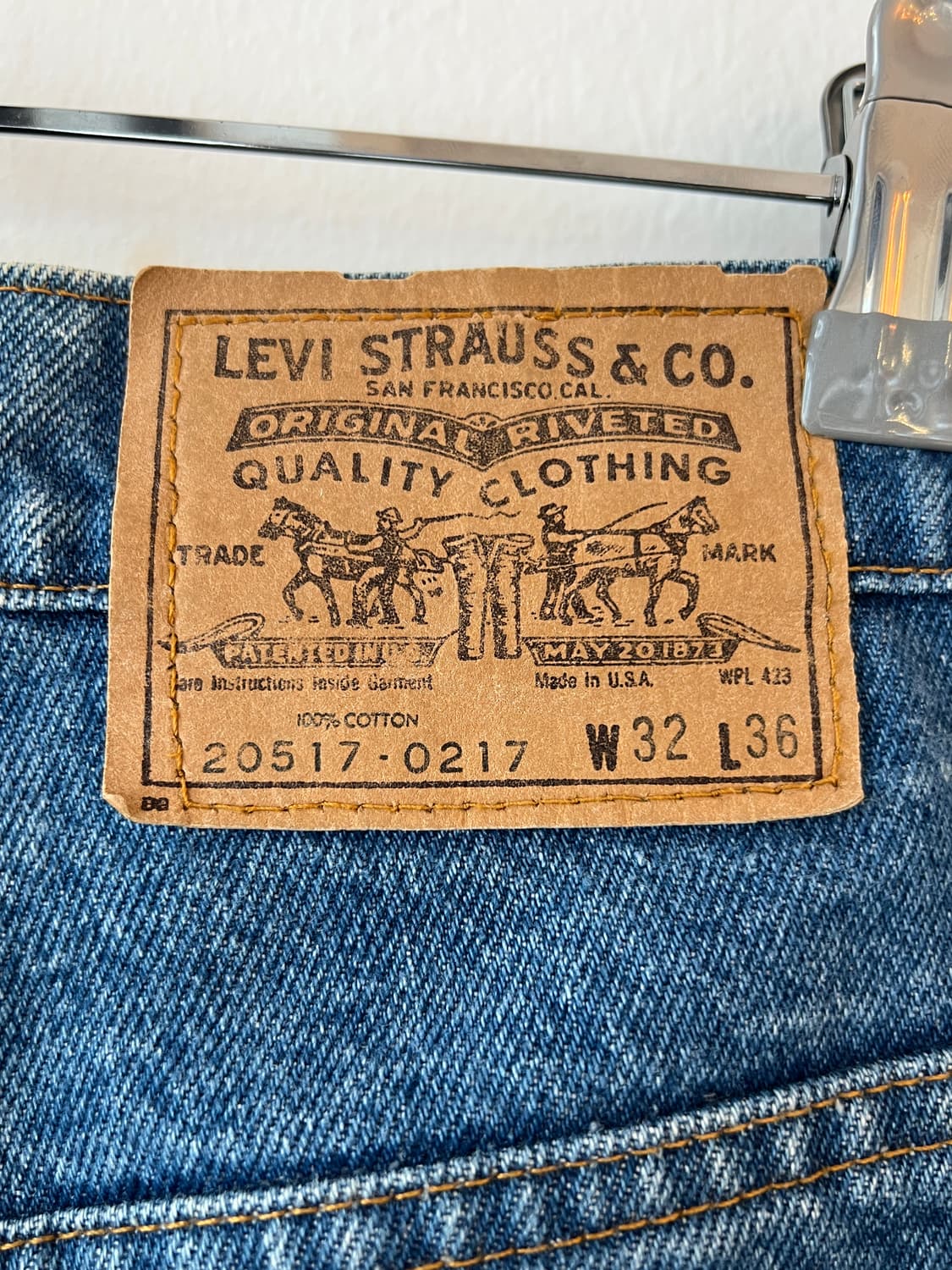 [32] 80-90s USA LEVI’S 517 오렌지탭 부츠컷 데님팬츠 상품이미지3