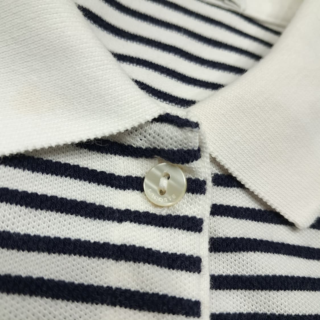 CK059 S 라코스테 코튼 스트라이프 네이비 원피스 상품이미지5