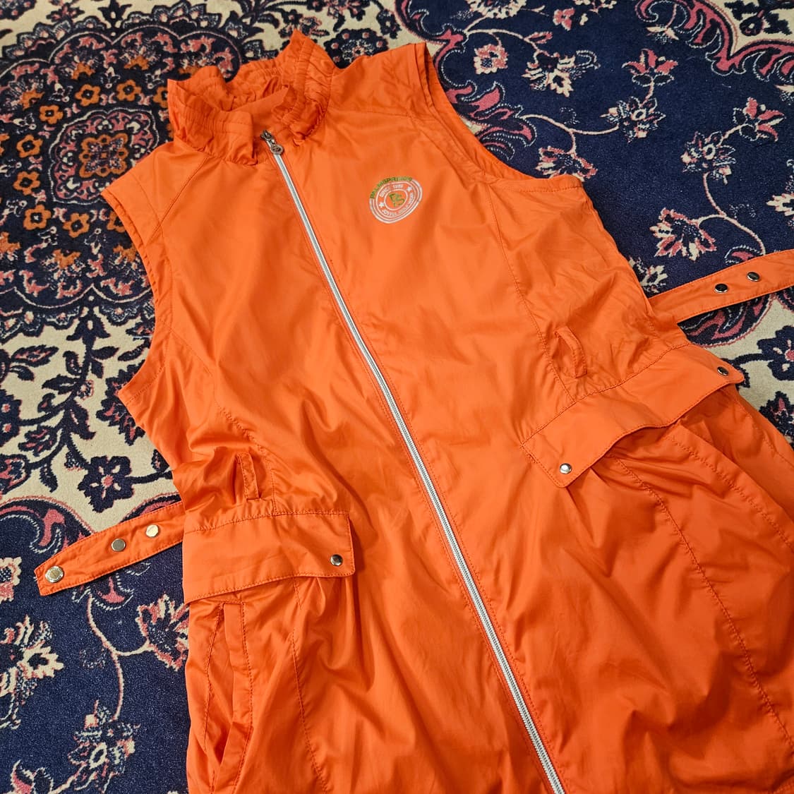 팜스프링스 벨트 셔링넥 집업 바람막이 베스트 상품이미지4