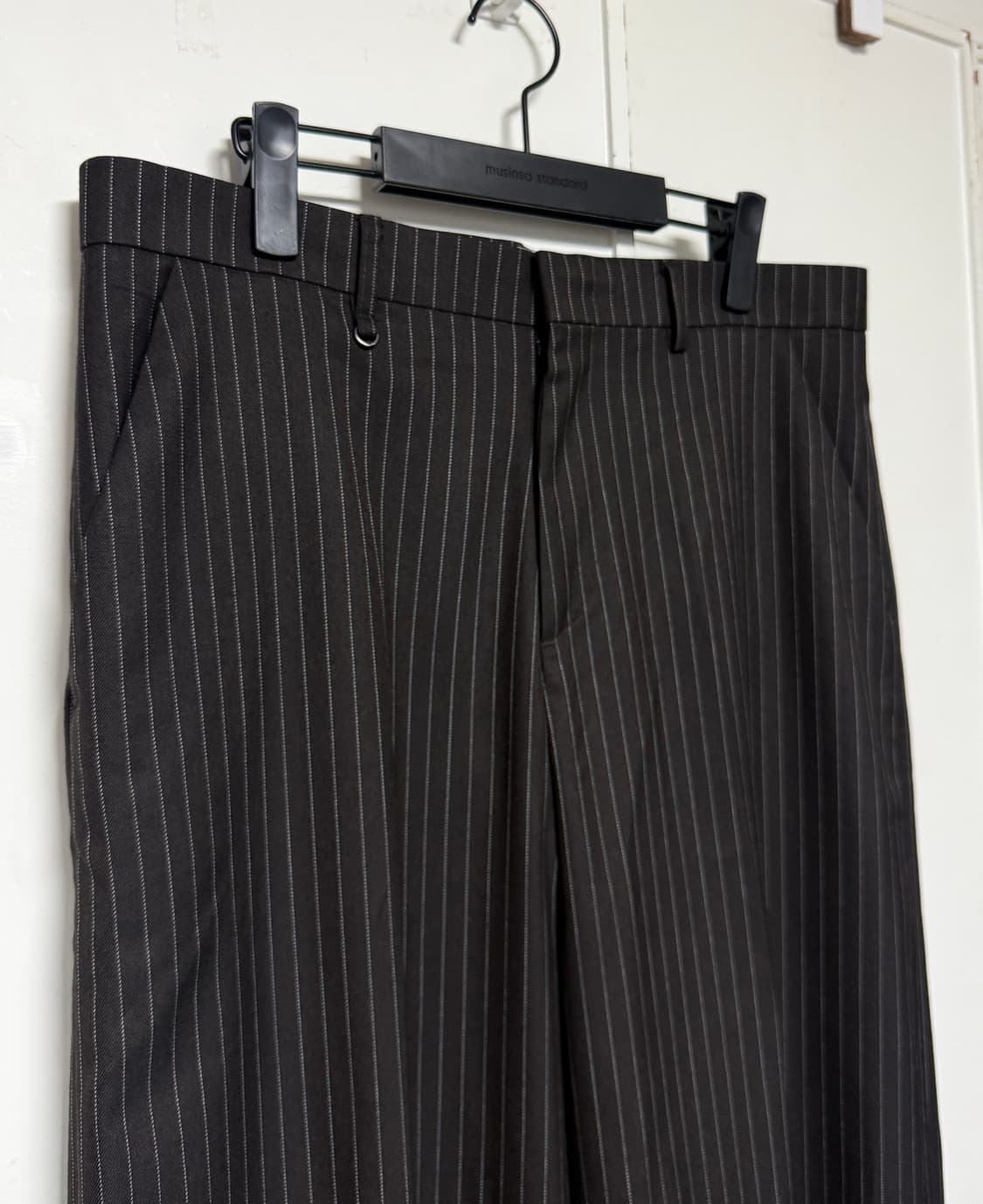 언더마이카 주트 더블체인 슬랙스 브라운 스트라이프 1 상품이미지7