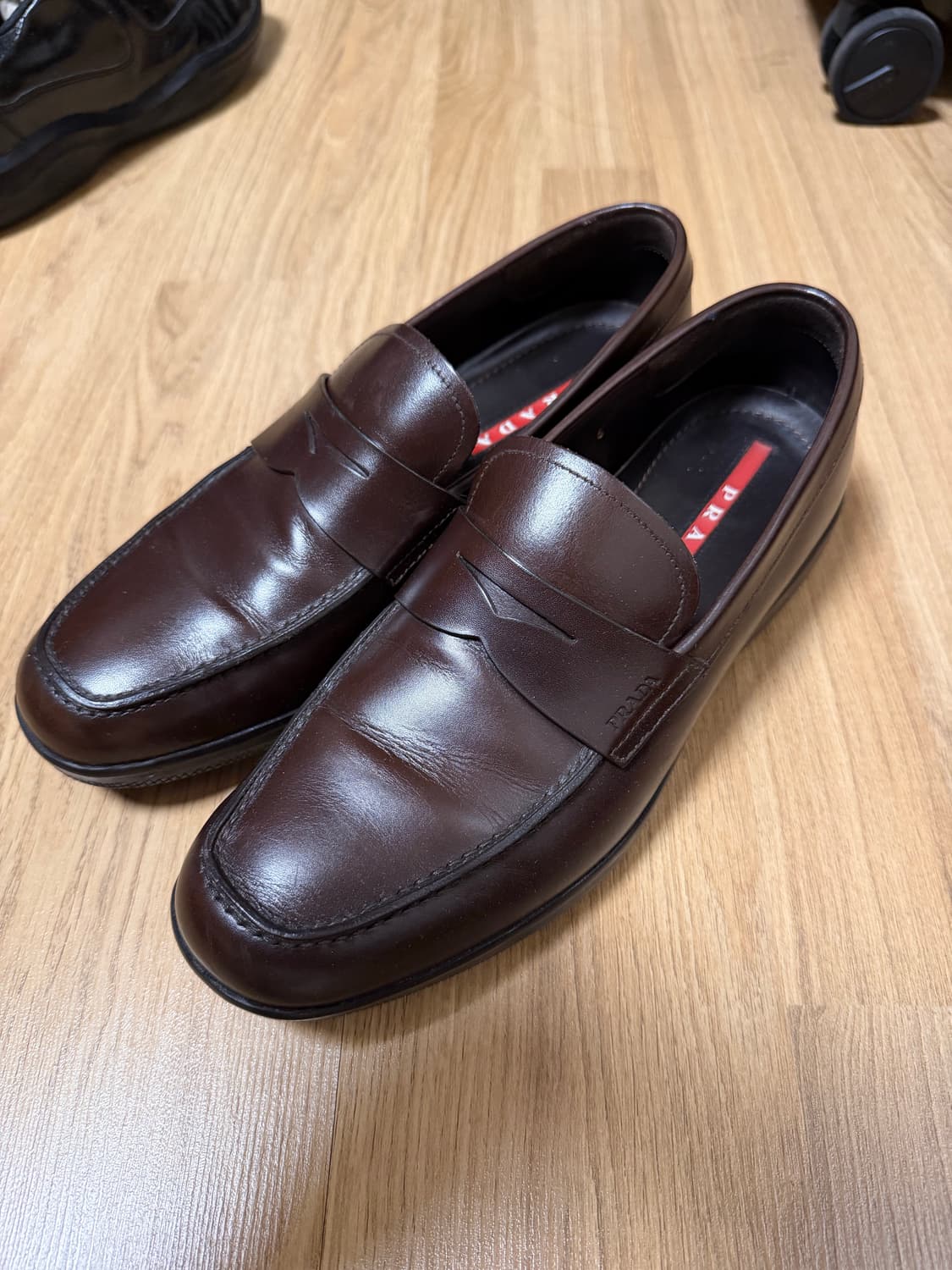 프라다 스포츠 다크브라운 로퍼 uk6 255-260  상품이미지2