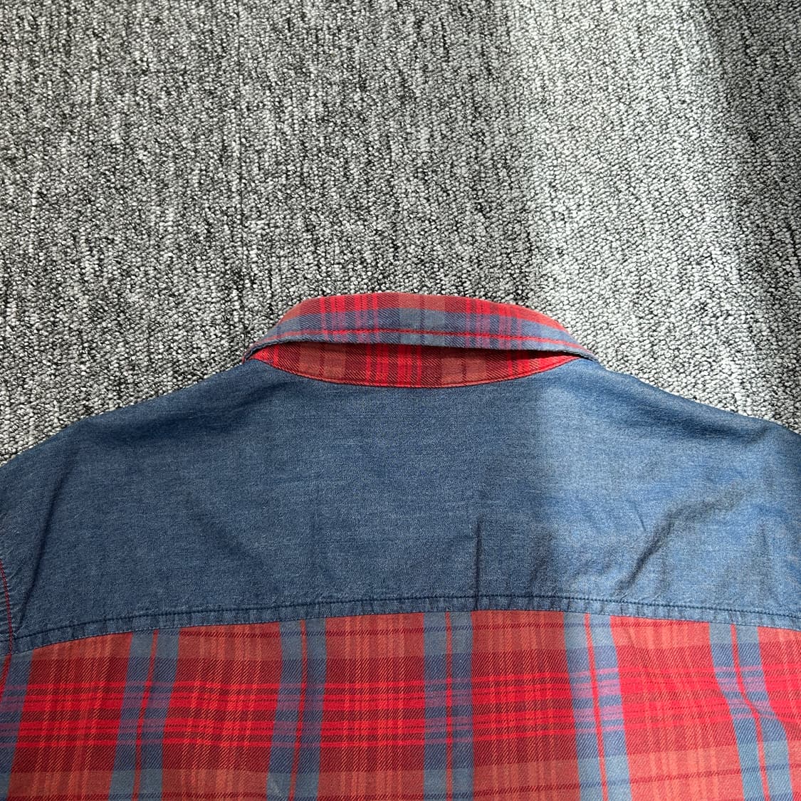 Jeep 버건디 패치로고 아메카지 셔츠 상품이미지6