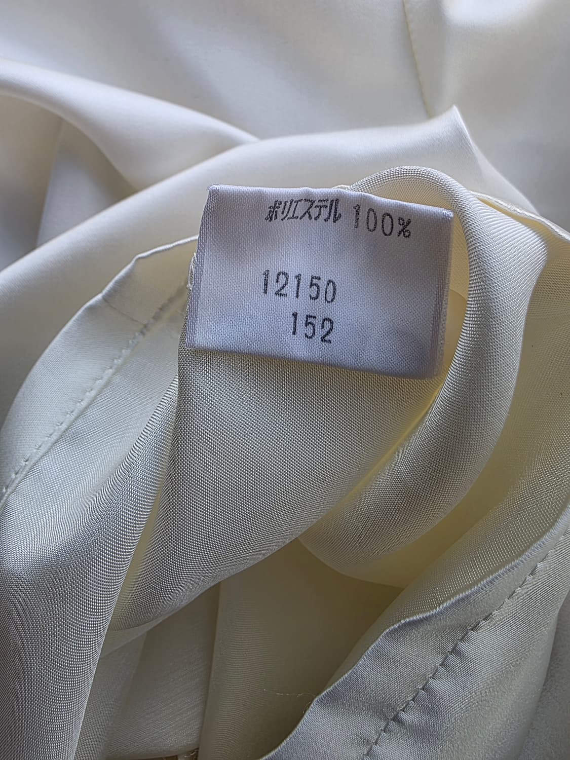 오간자 프릴 카라 새틴 블라우스  상품이미지3