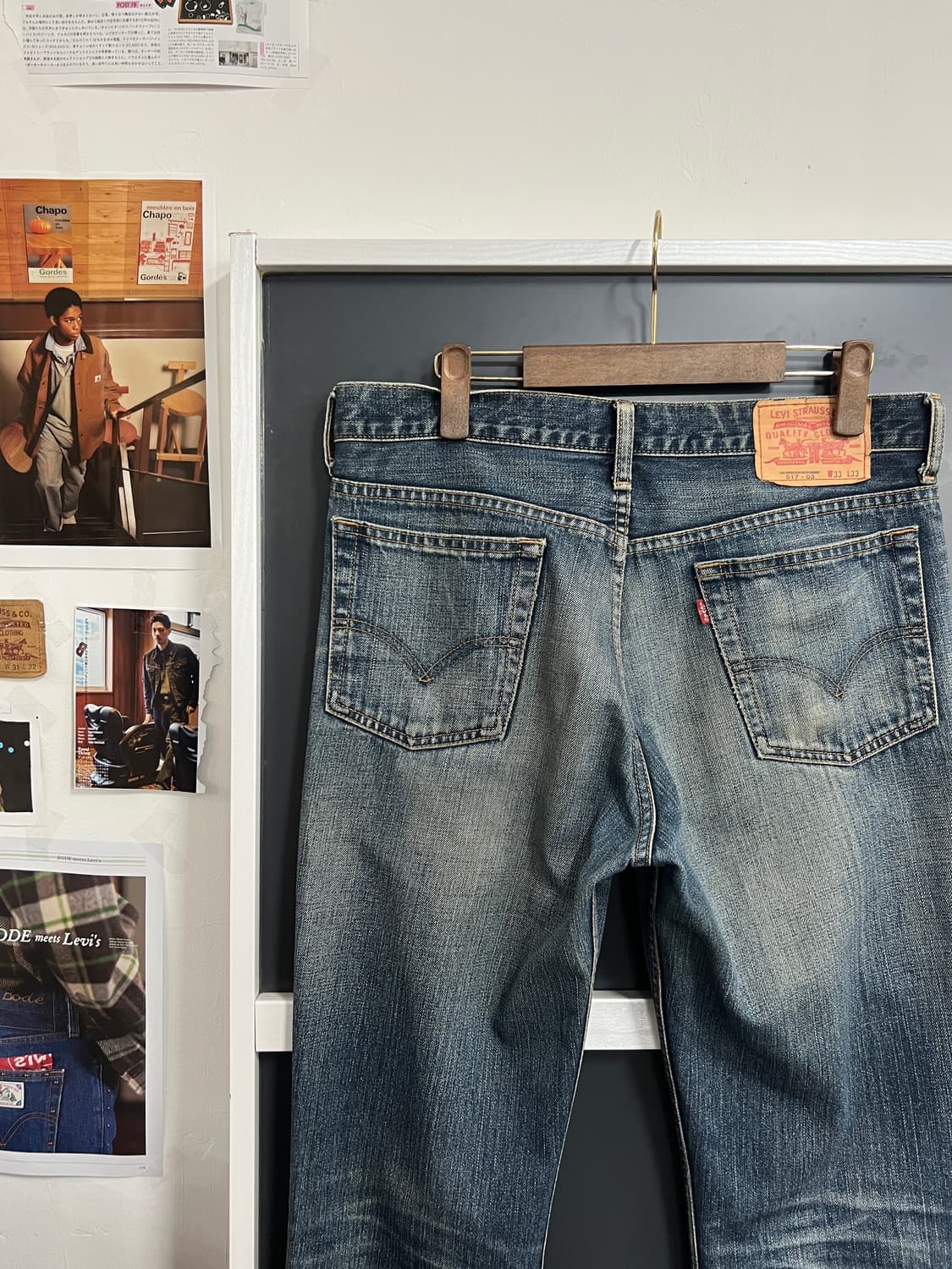 Levis 리바이스 제팬 517 나팔핏 부츠컷 데님 팬츠 상품이미지2