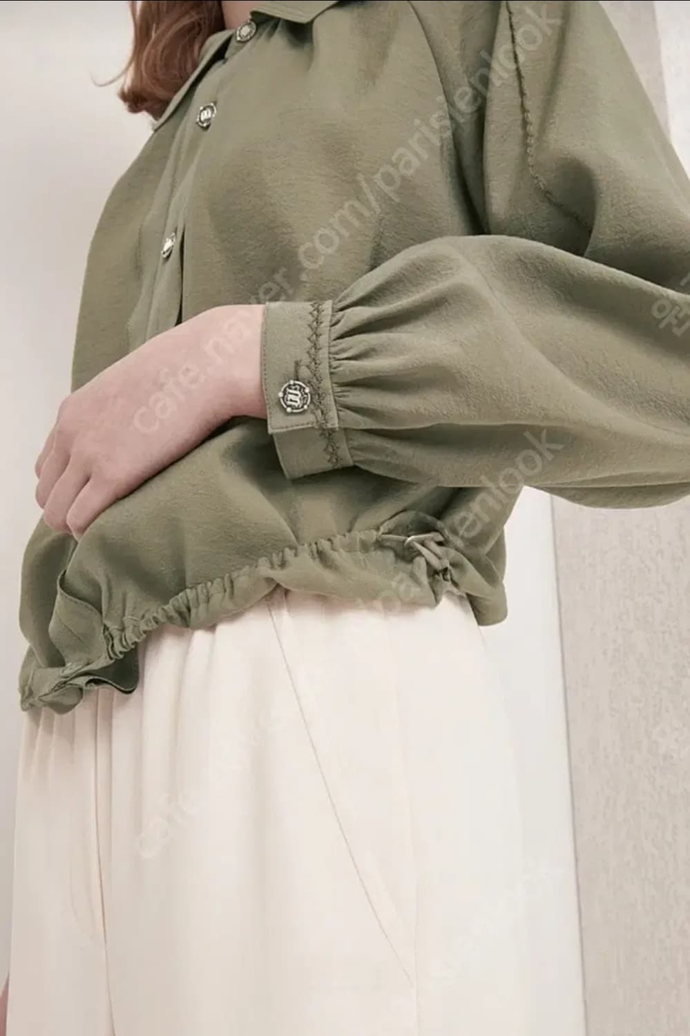 여성 82 마인 MINE 밴딩 헴 블라우스 상품이미지3