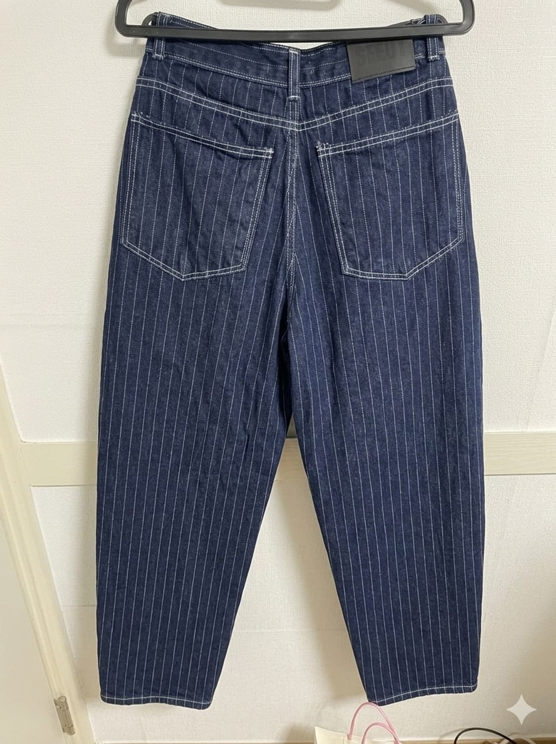 핀터 스트라이프 데님 팬츠 상품이미지5