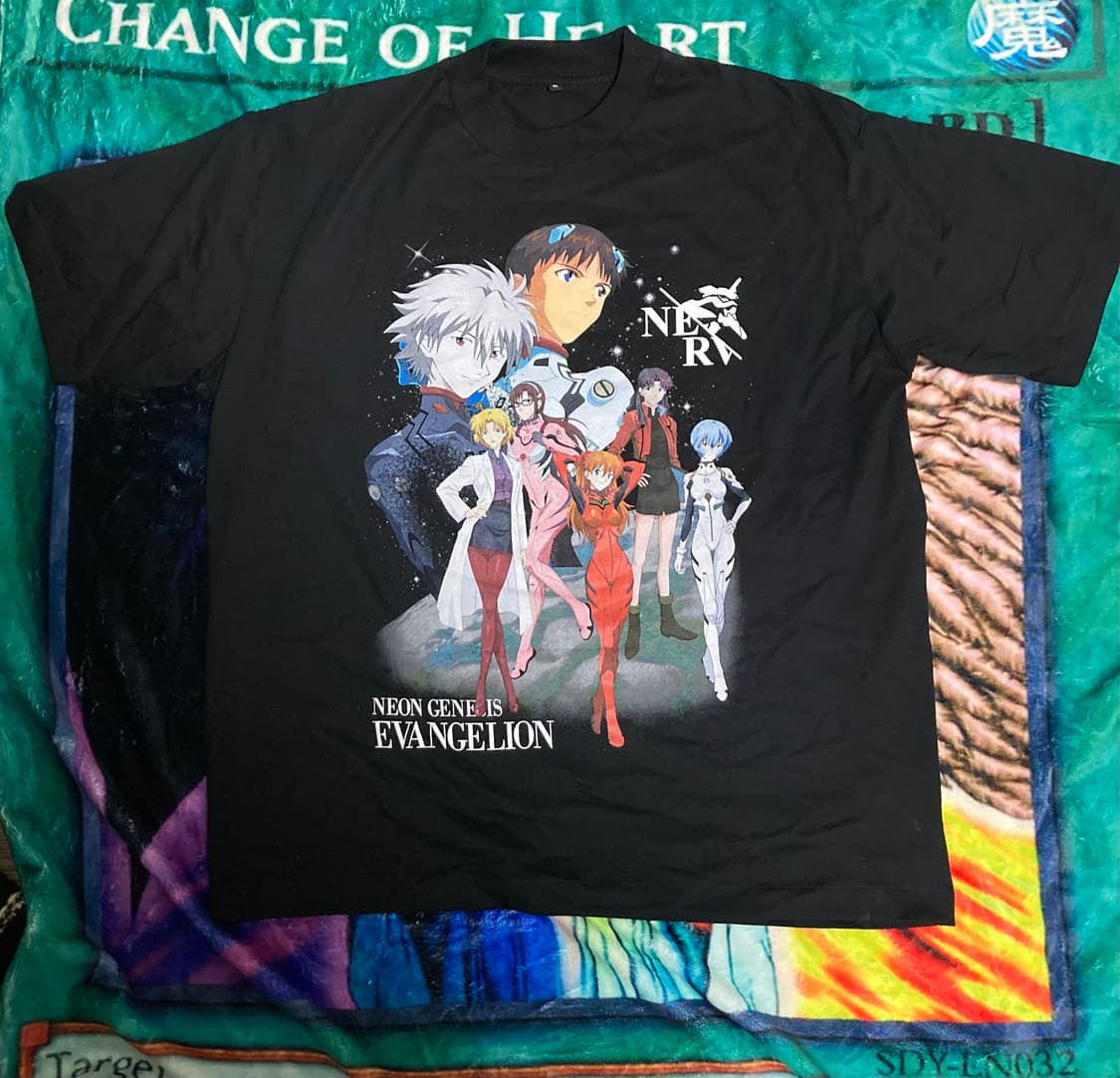 [XL] 에반게리온 Characters Bootleg T-Shirt 상품이미지2