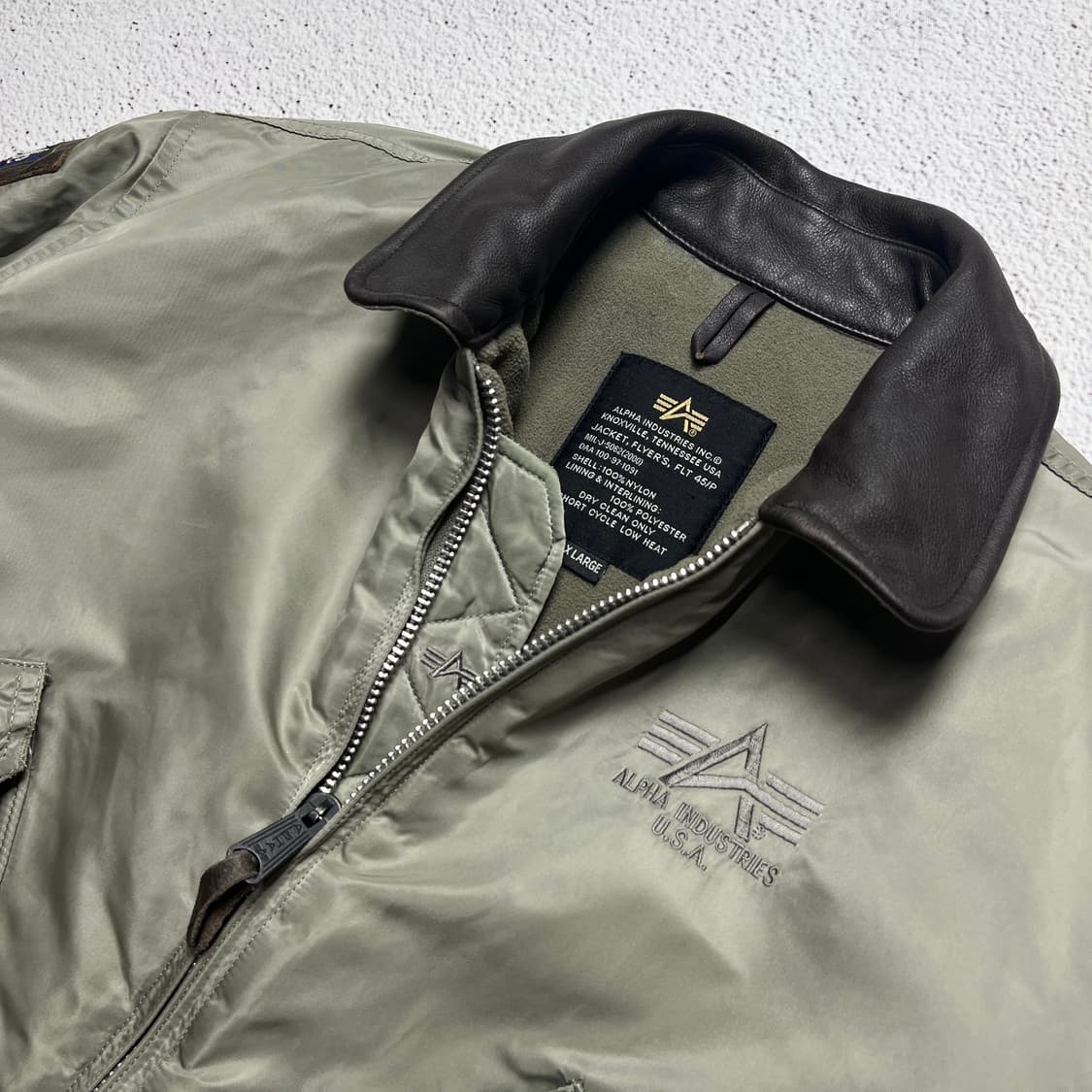 00s Alpha Industries CWU-45/P Leather  상품이미지3