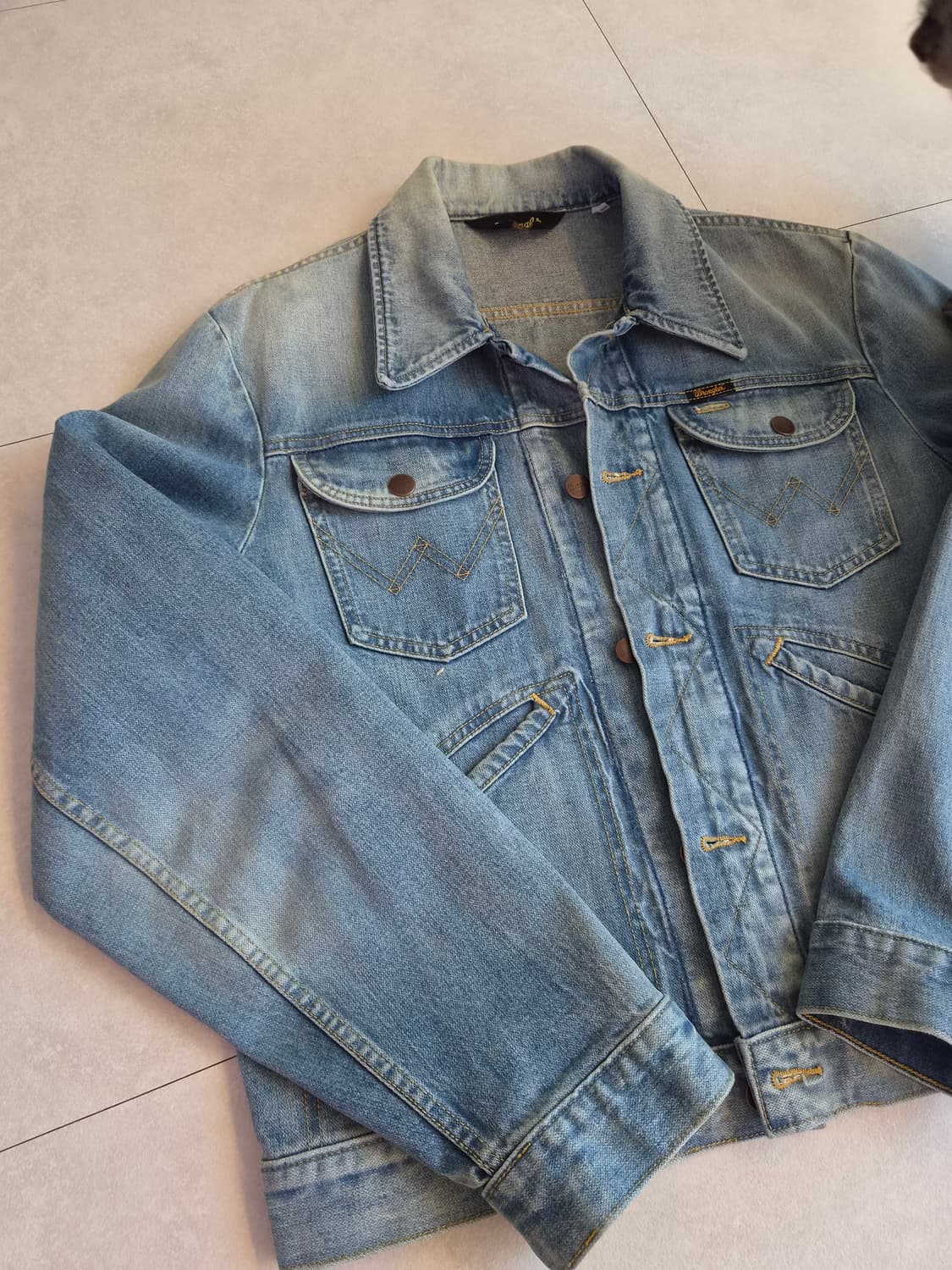 산드로 x 랭글러 데님자켓 L 상품이미지2