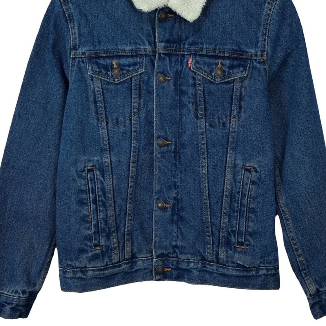 [리바이스] 안감 양털 쉐르파 데님 자켓 청자켓 M19071 상품이미지5