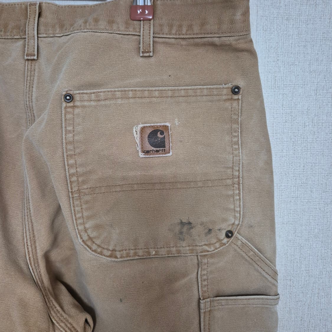 00's 칼하트 carhartt 하드워싱 더블니 팬츠 상품이미지6