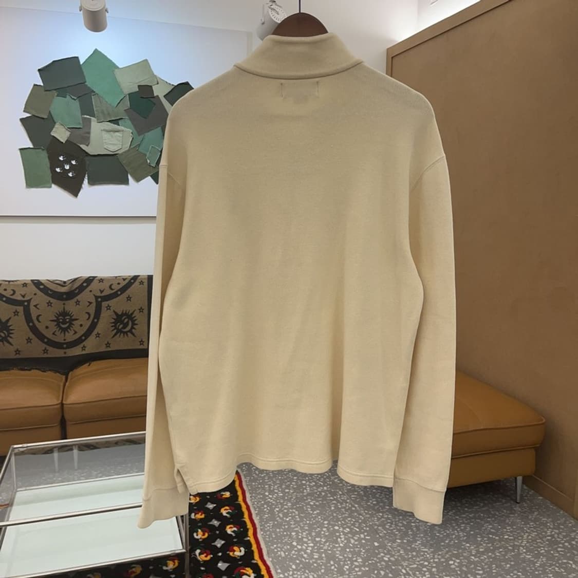 폴로 랄프로렌 폭닥 오트밀 반집업 카라니트 M C07286 상품이미지4