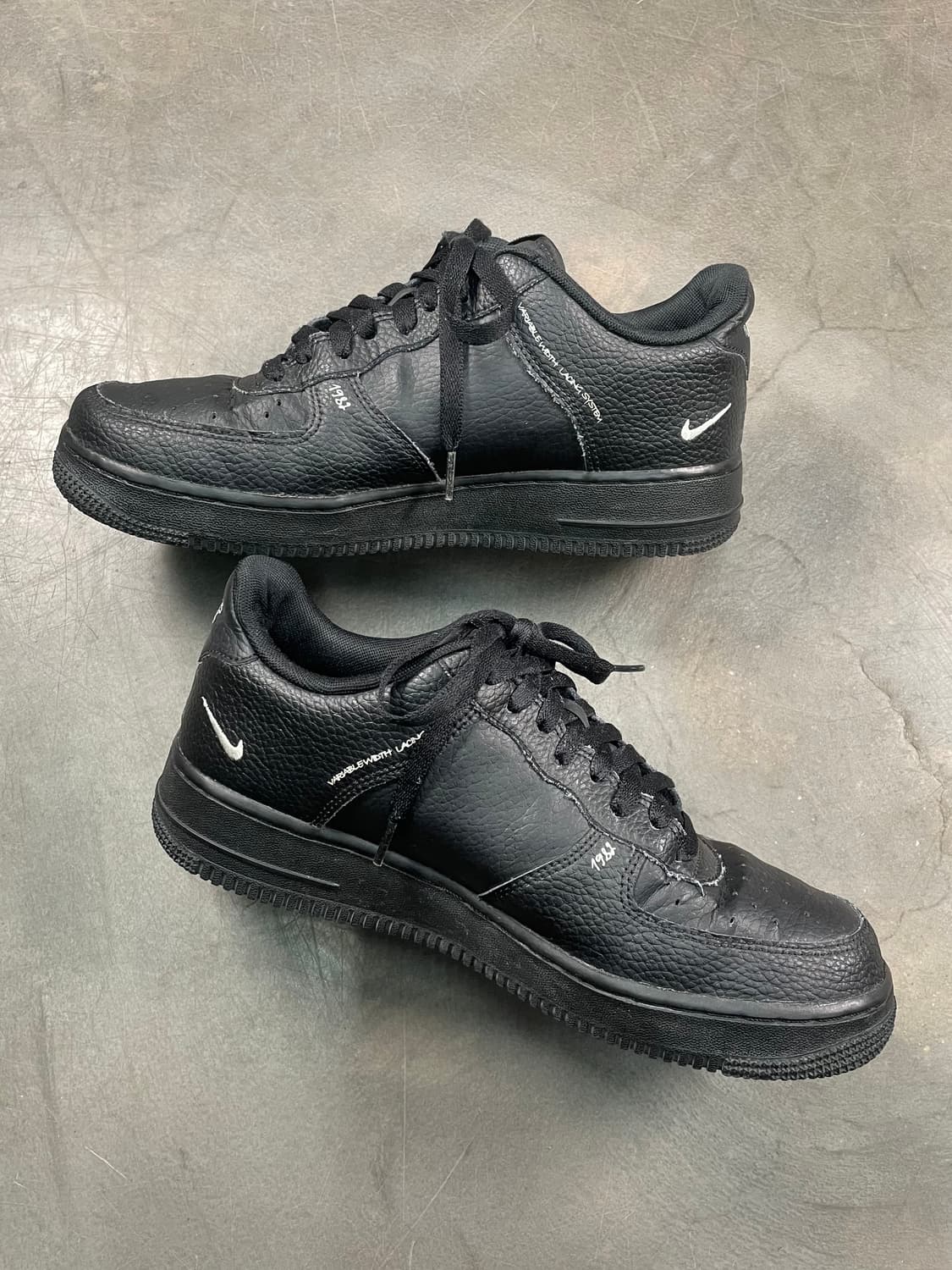 나이키 에어포스 스케치 블랙 상품이미지2