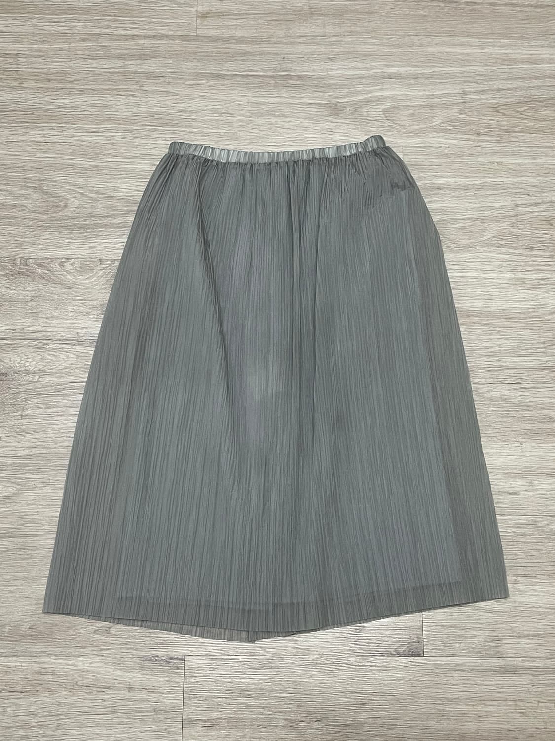 LFM Accord Crease Midi Skirt / Gray 상품이미지8