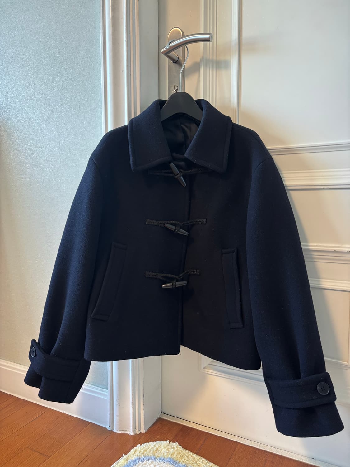 무신사 스탠다드 우먼즈 울 더플 쇼트 코트 XS 상품이미지1