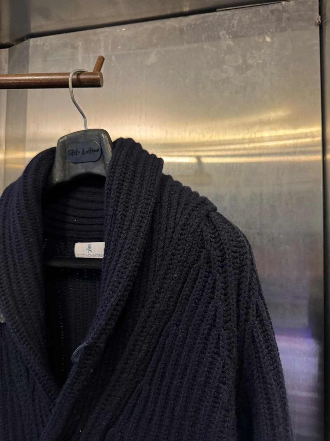 스콧앤차터 스코틀랜드 숄칼라 가디건 상품이미지2