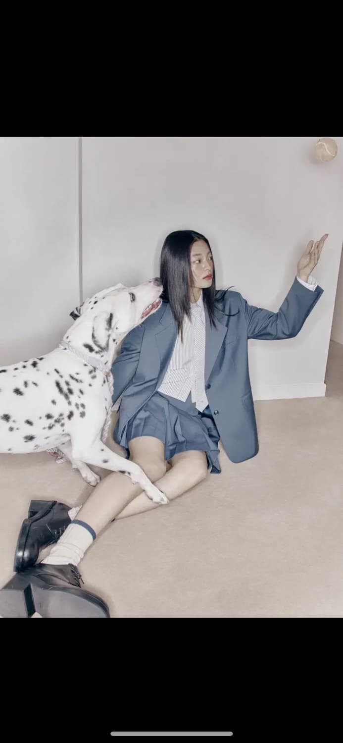 (셋업) 그로브 ethel jacket& plit skirt 상품이미지1