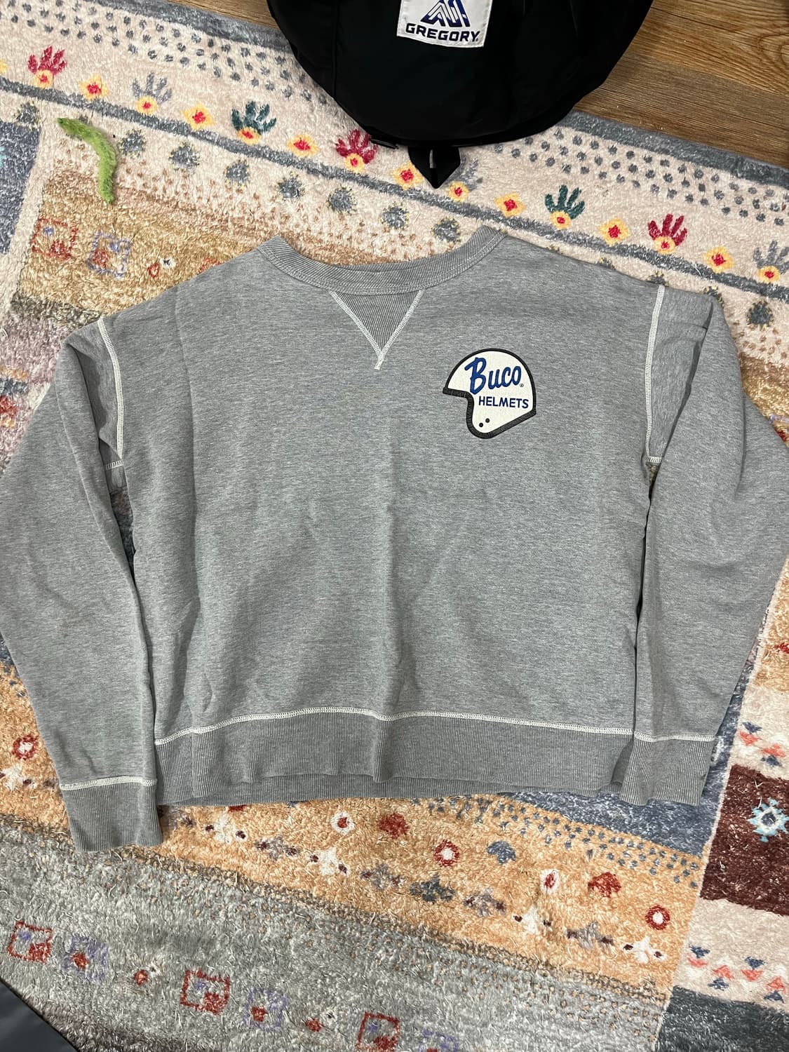 리얼맥코이 부코 헬멧 스웻 셔츠 맨투맨 L 상품이미지1