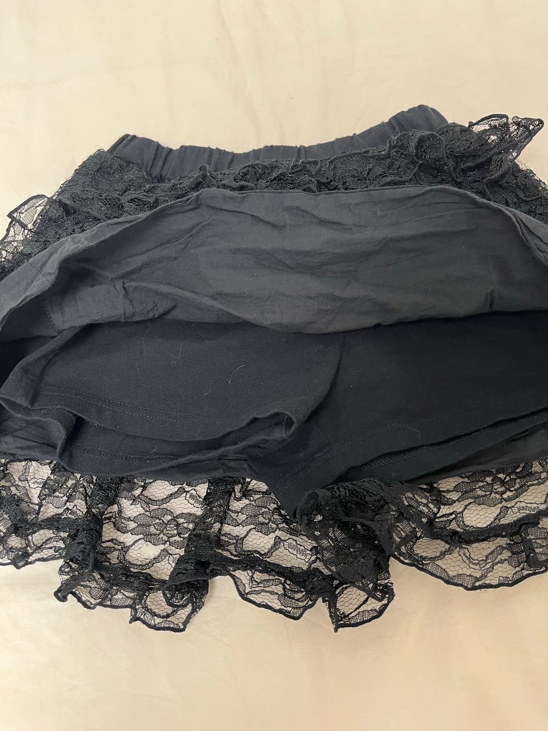 블랙 레이스 캉캉 스커트 상품이미지4