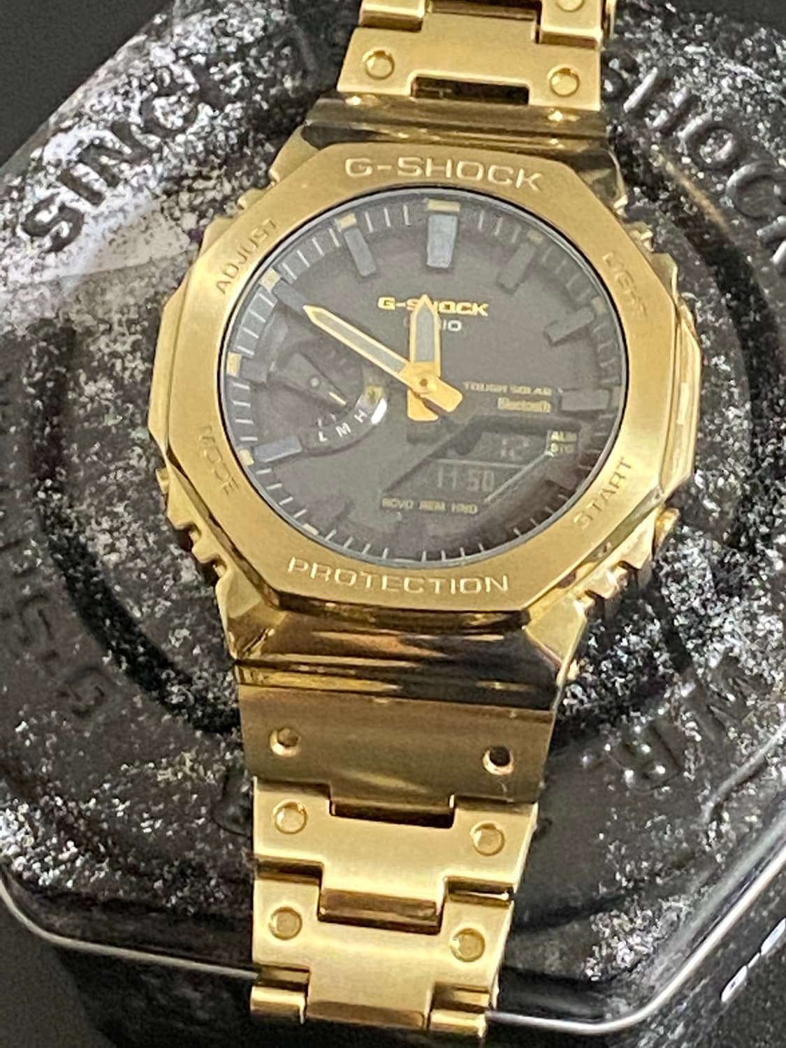 [정품] 카시오 G-SHOCK 풀메탈 골드 로얄오크 시계 상품이미지2