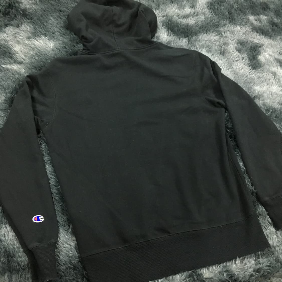 투티/0173 챔피온 블랙 후드티 상품이미지2