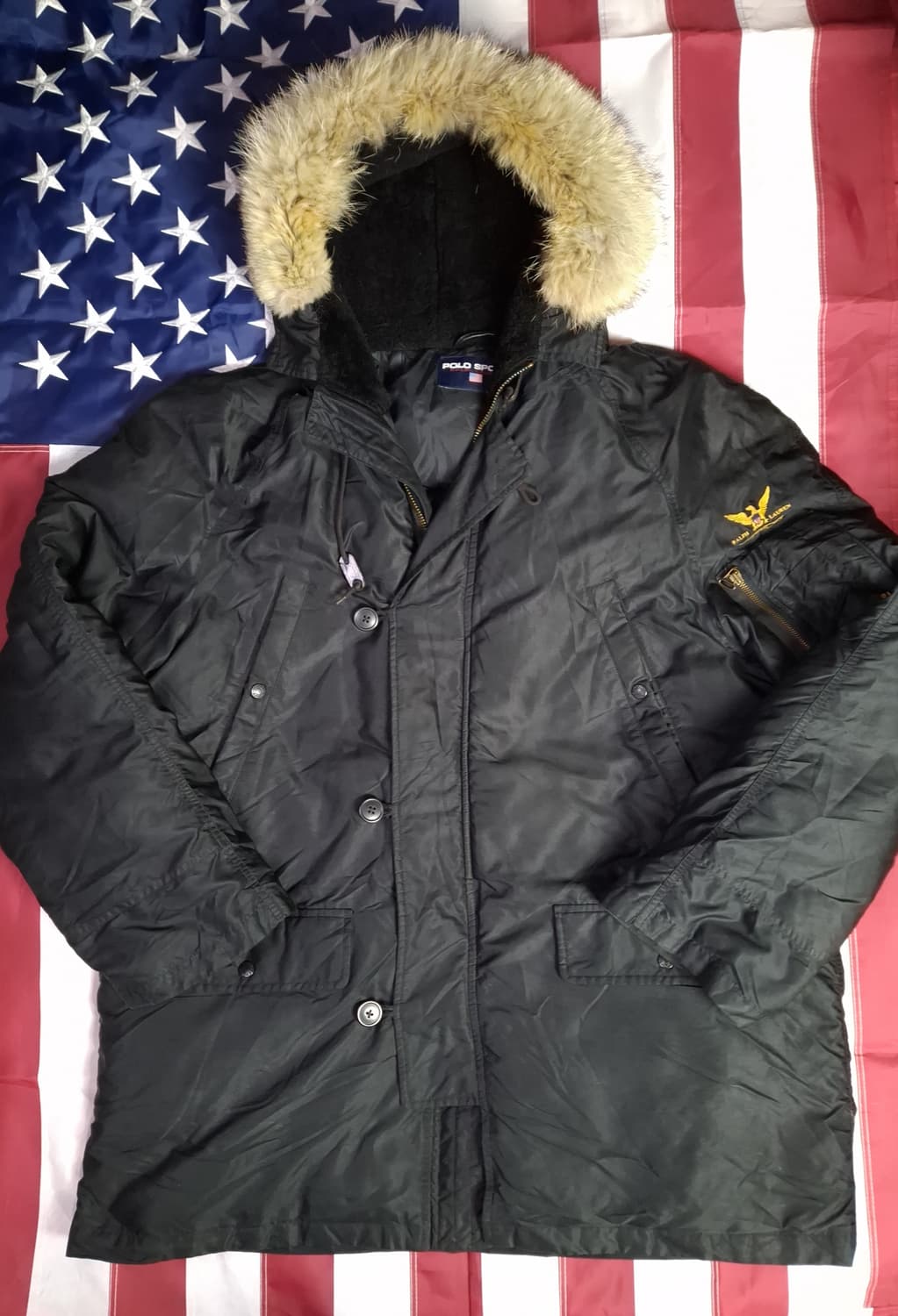오리지날 랄프로렌폴로 밀리터리 N-3B 패딩파카 상품이미지1