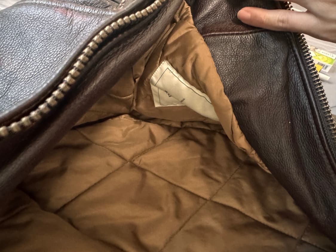 프리즘웍스 레더 자켓 M 상품이미지4