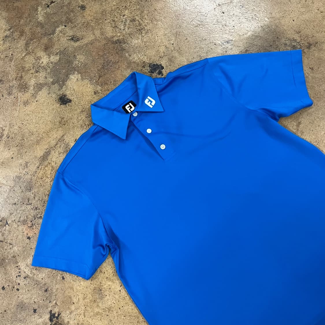 [정품/L] 풋조이 블루 골프 반팔 폴로티 b17 상품이미지1