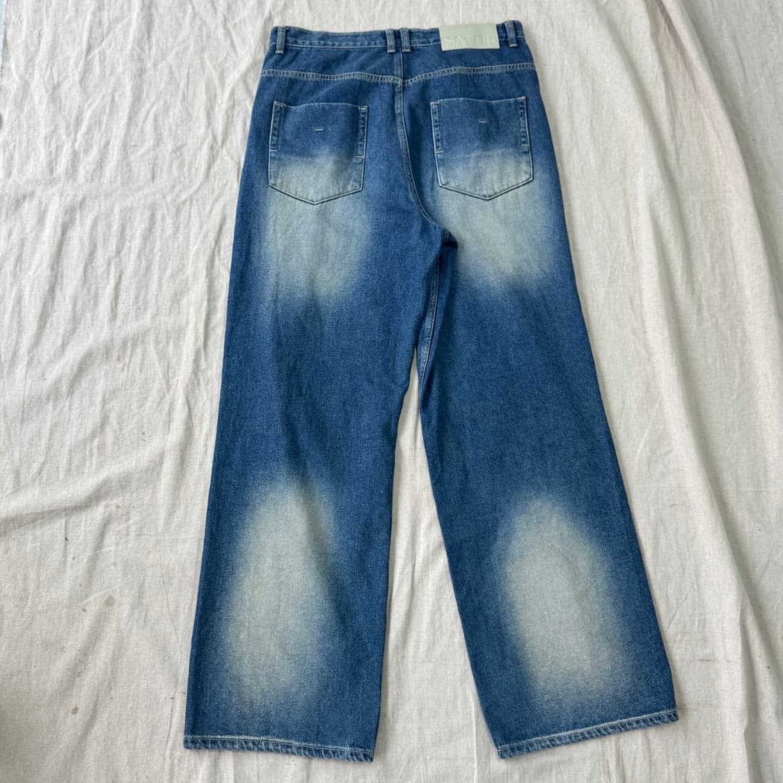 세터 빈티지 샌드 워싱 데님팬츠 L 상품이미지4
