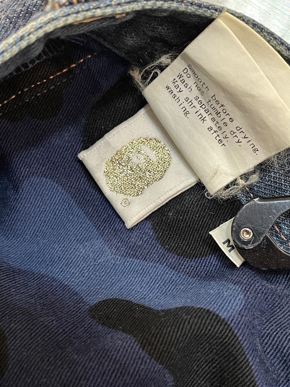 베이프 사루 헤드 데님 팬츠 상품이미지9