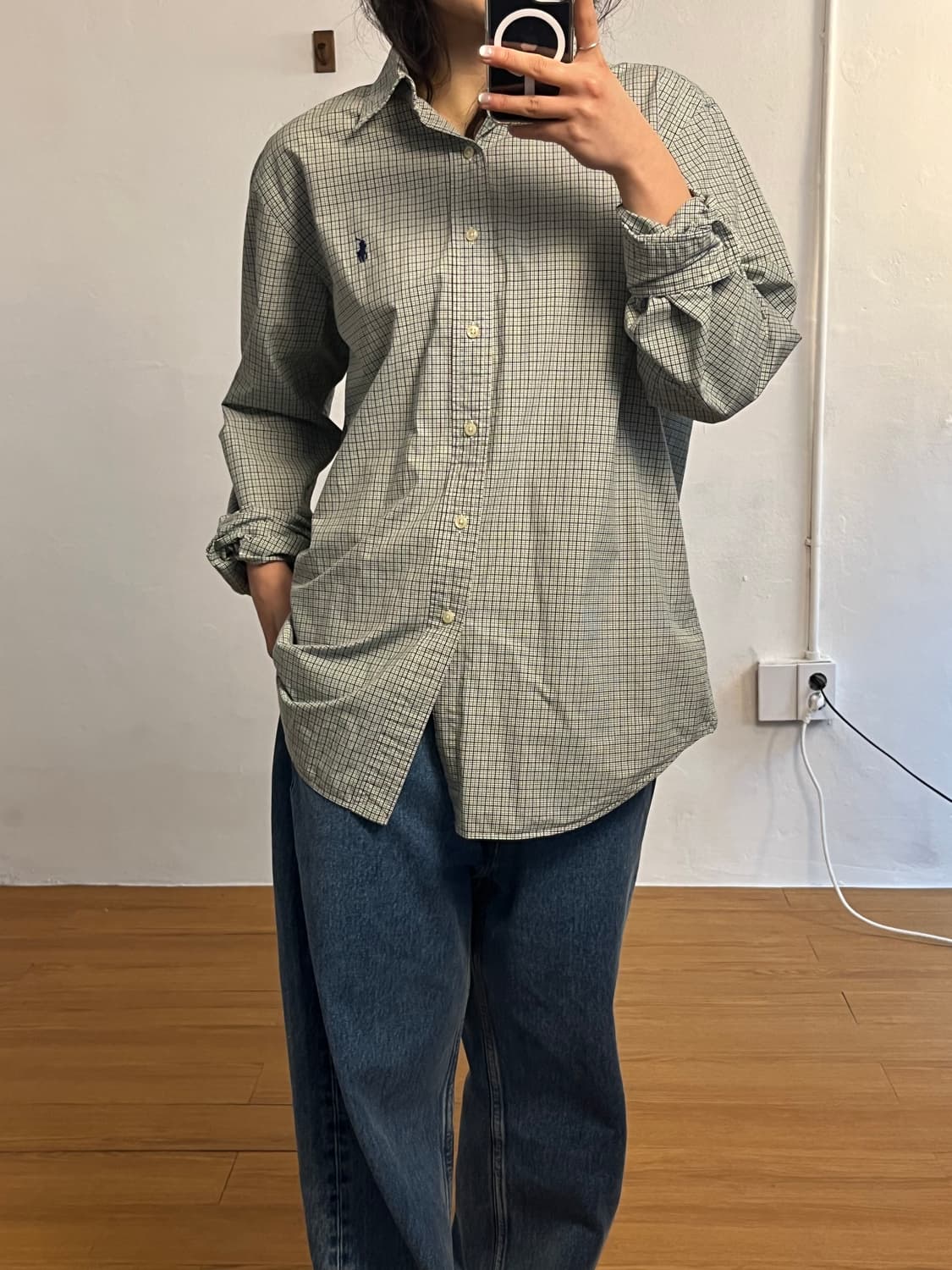 폴로 체크 셔츠  상품이미지2