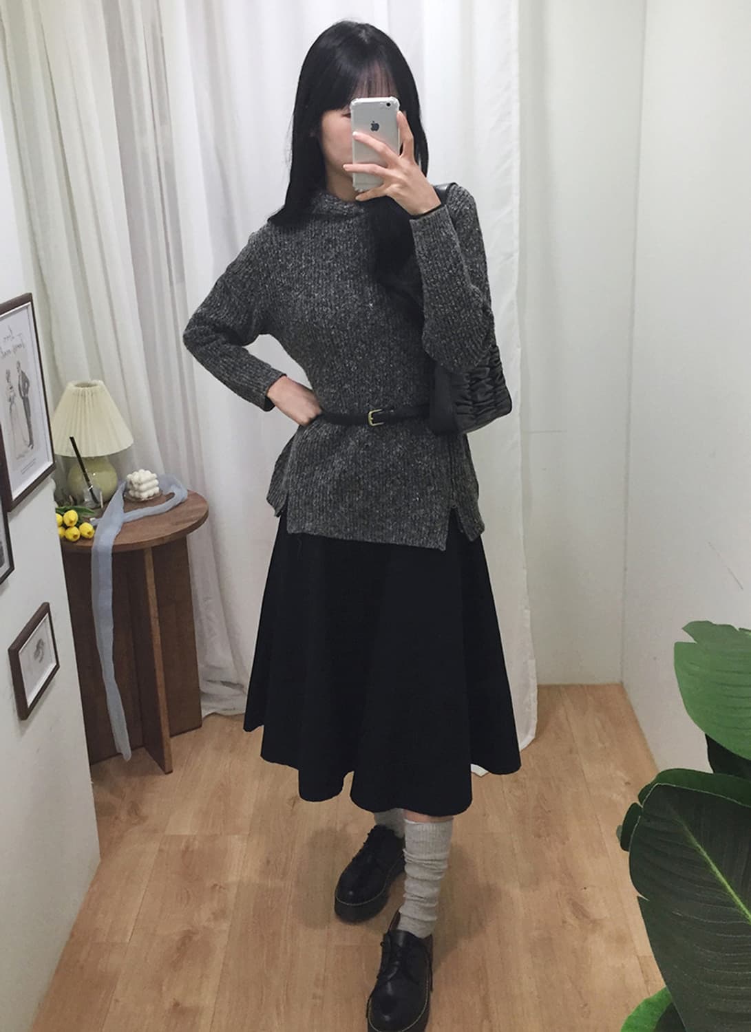 여성 자라 니트 후드 95 상품이미지2