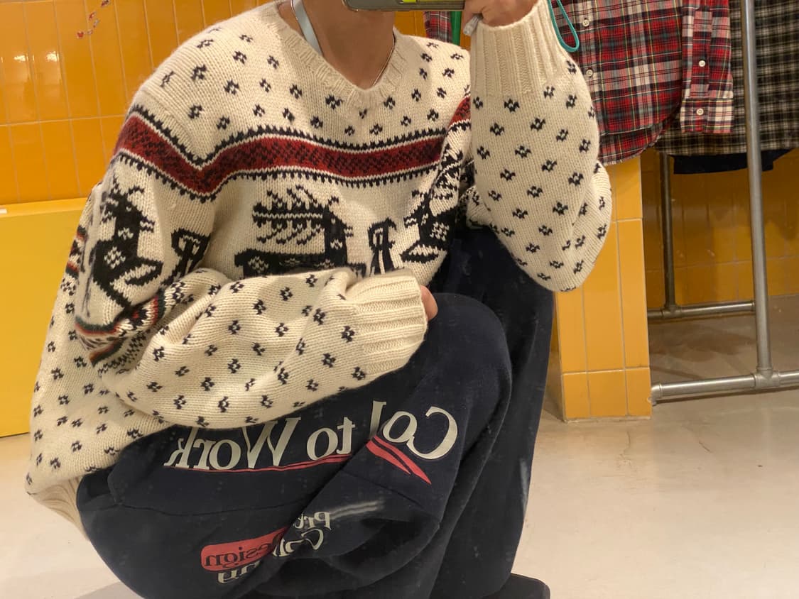 폴로랄프로렌 노르딕 스웨터(핸드니트) 상품이미지1