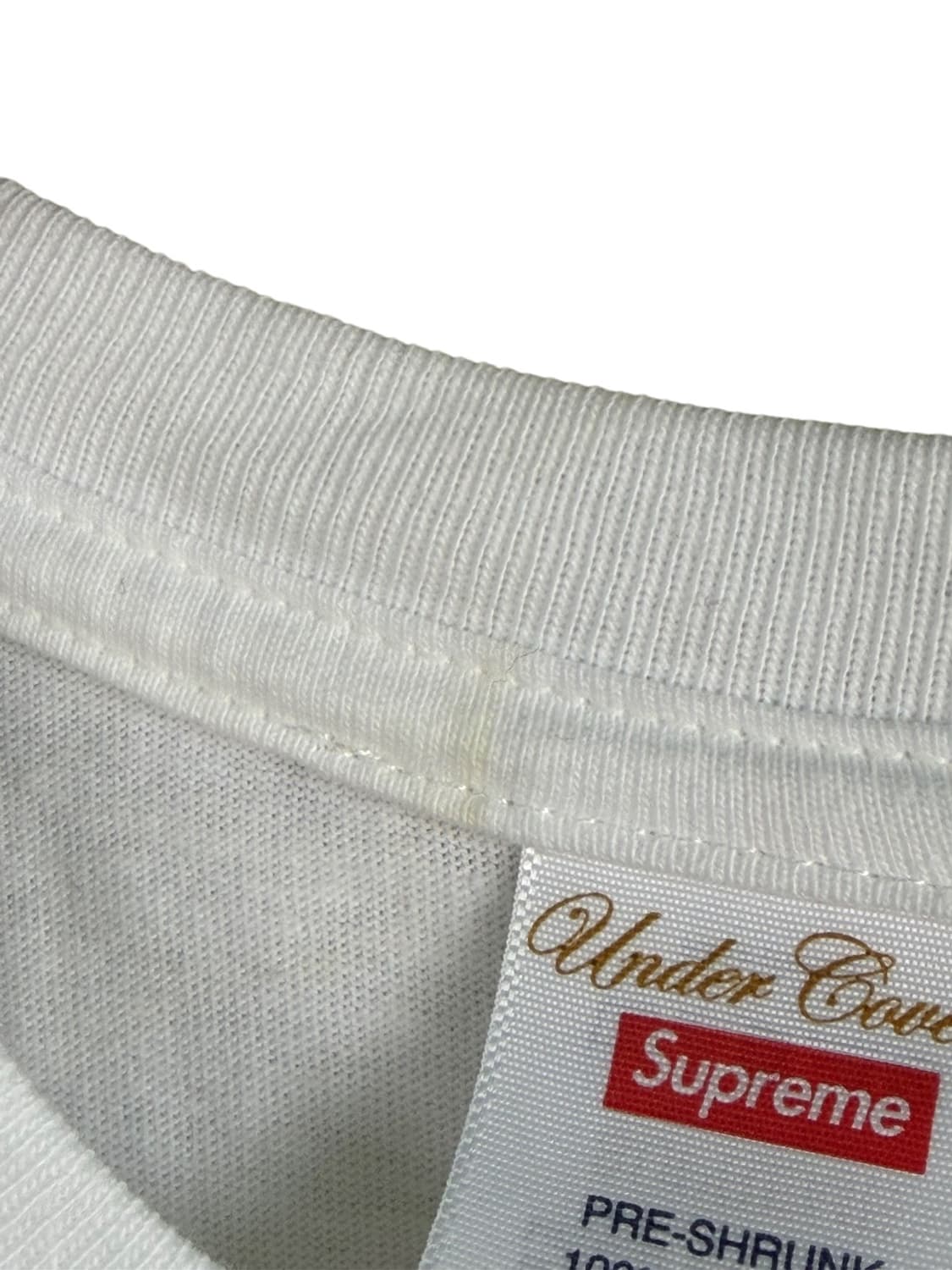 (새제품, 하자) 슈프림 X 언더커버 페이스 티셔츠 화이트 XL 상품이미지6