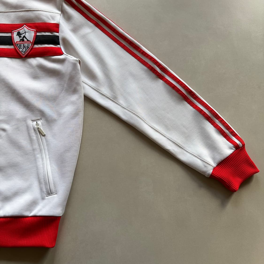 [XL]아디다스 이집트 자말렉 화이트 트랙탑 져지 상품이미지4