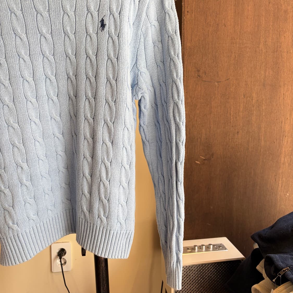 16597 - 폴로 랄프로렌 스카이블루 케이블 니트 상품이미지3