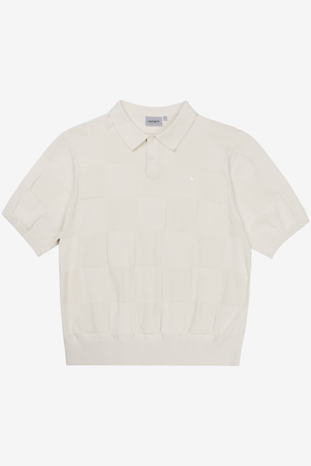 S/S PAXTON KNIT POLO WHITE SWAN XL 상품이미지1