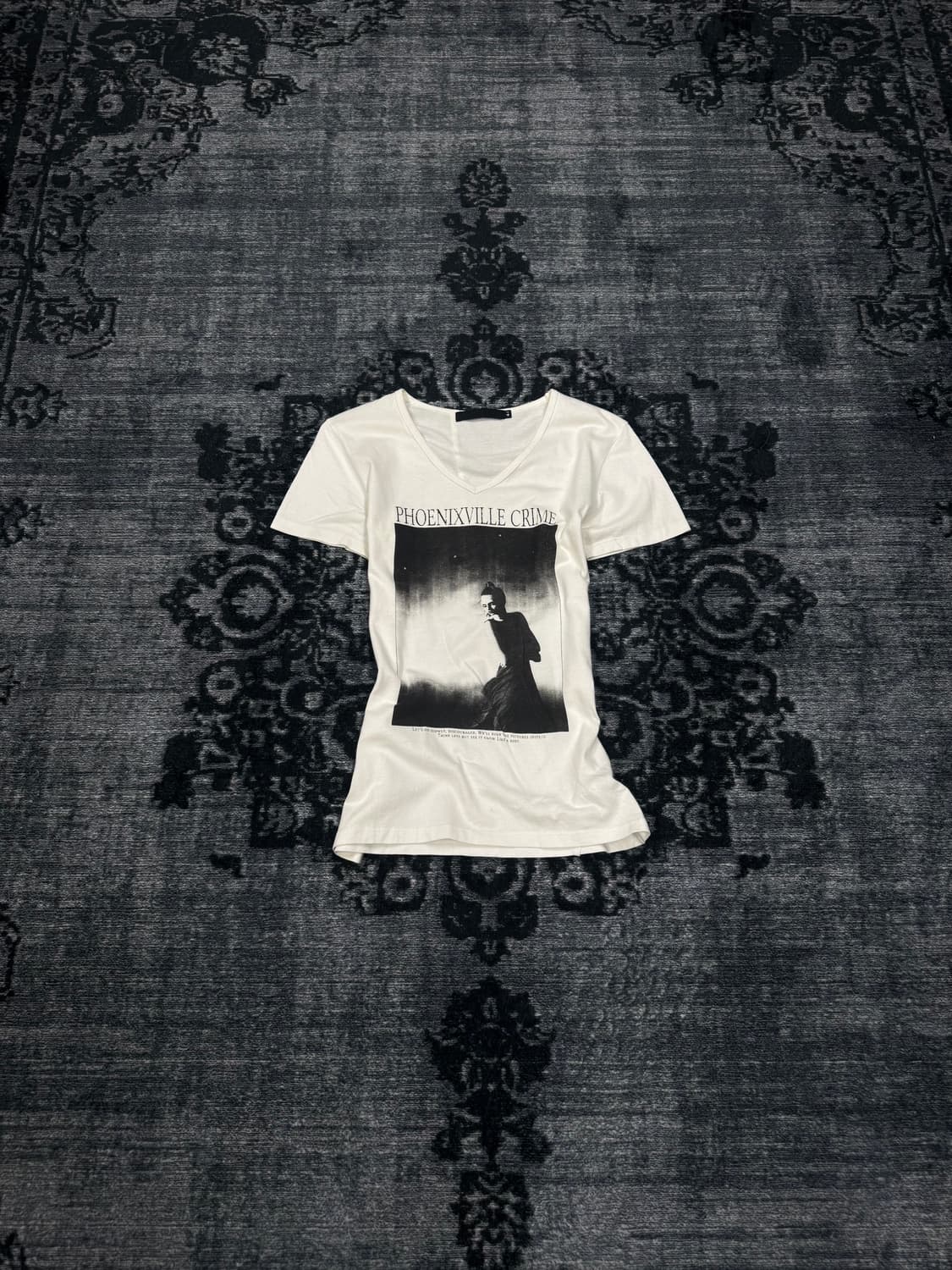 Fuga white lettering printing top 상품이미지1