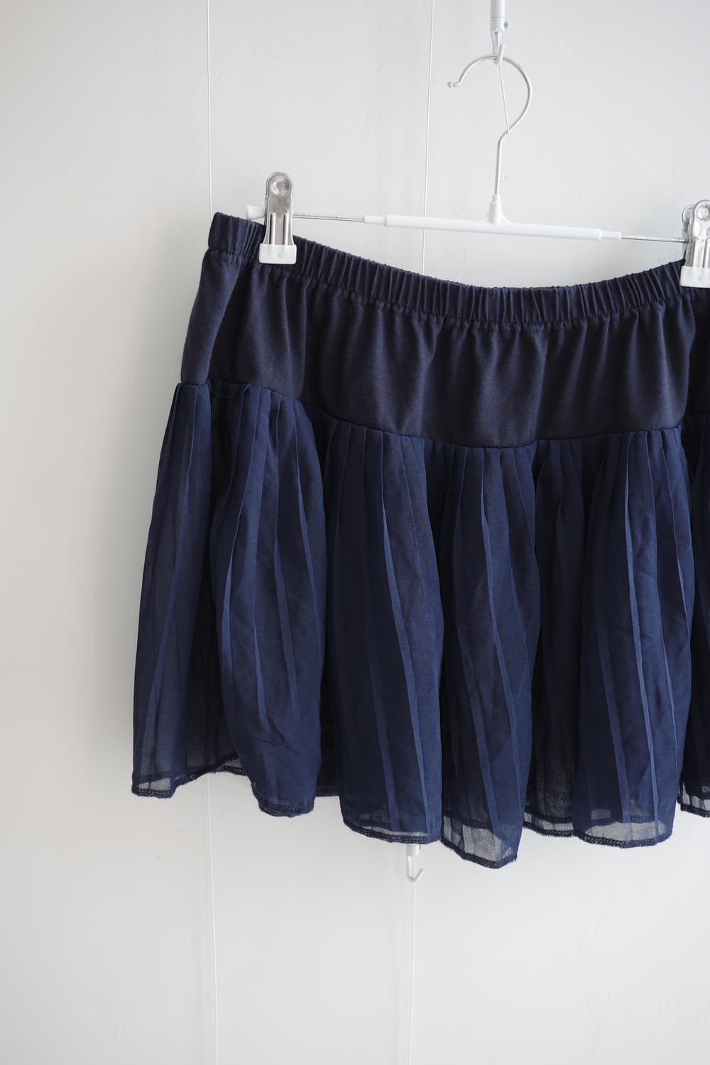  Midnight chiffon pleated layered skirt 상품이미지6